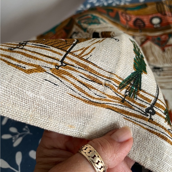 Vintage Country Kitchen Linen Dishtowel Hand Towel 1970’s - Picture 6 of 12